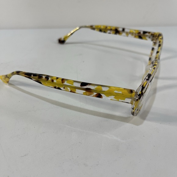 New Harry Larys French Optical Eyewear Elviry Yellow Brown Ability 55 16 26 - Picture 3 of 6